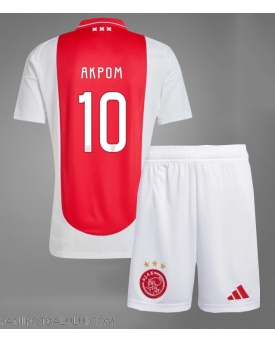 Ajax Chuba Akpom #10 Echipament de Fotbal Replică 2024-25 Copii Acasa (+ Șorturi)